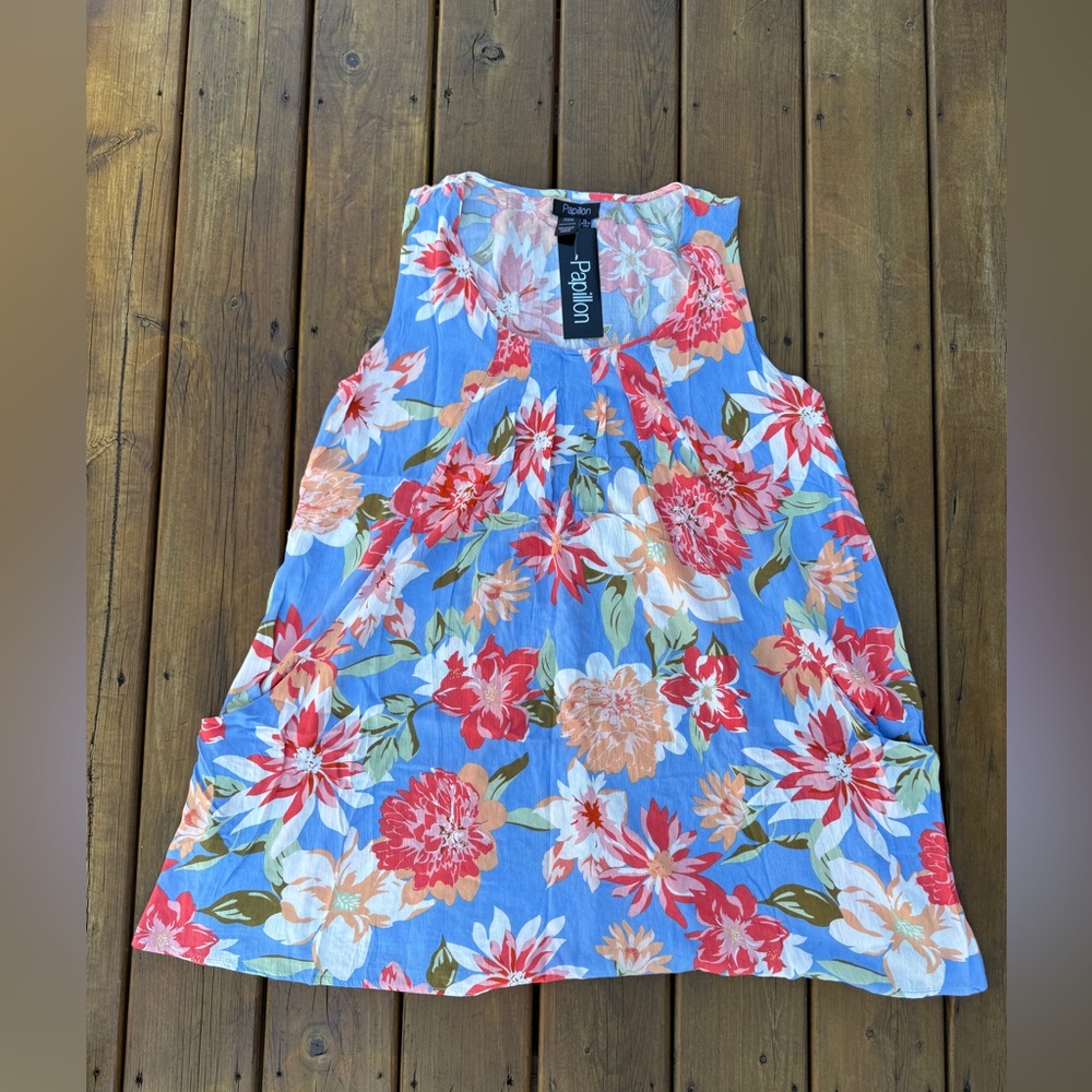 Papillon Floral Midi Dress - Womens XL